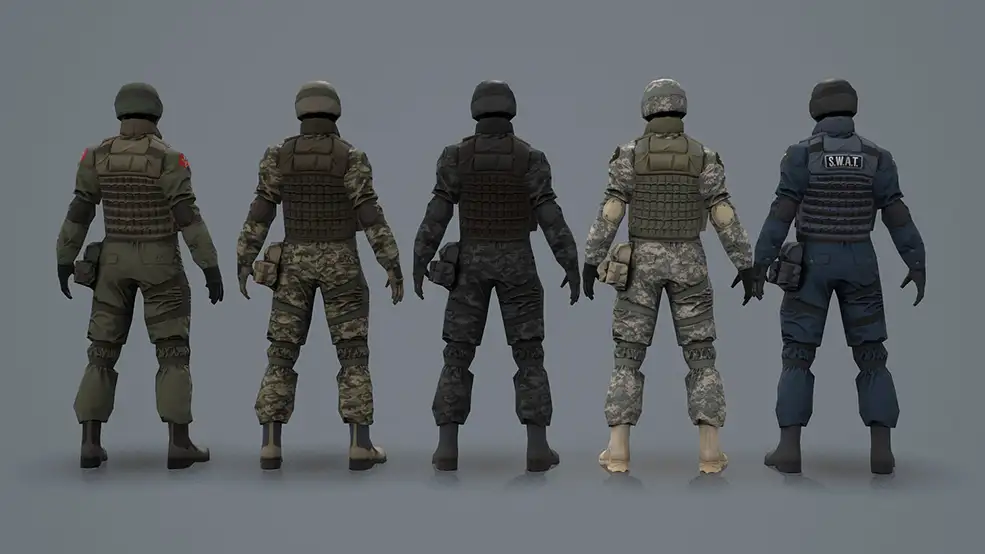 9套迷彩装的武装反恐战士绑定C4D模型 Assault Character Pack Remastered - C4D之家 - big_9af5b7b5d4.jpg