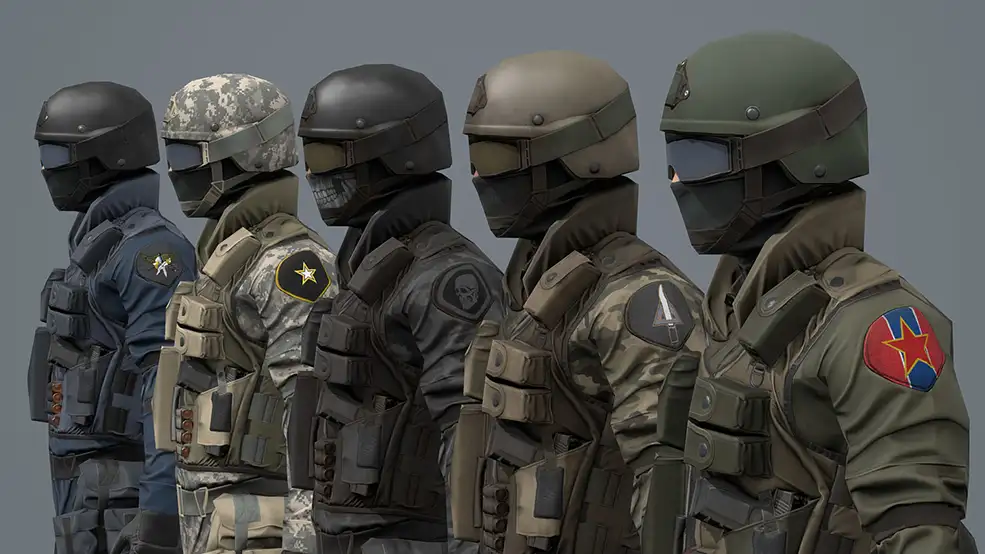 9套迷彩装的武装反恐战士绑定C4D模型 Assault Character Pack Remastered - C4D之家 - big_26c93f1f3c.jpg