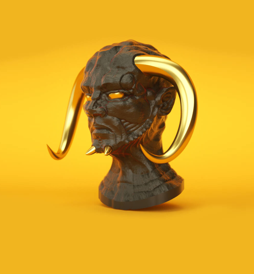 C4D Octane冥界牛角怪兽模型 Cinema 4D 3D Model Underworld Bust Sculpt - C4D之家 - Free-Cinema-4D-3D-Model-Sculpt-Bust-Underworld-Banner.jpg