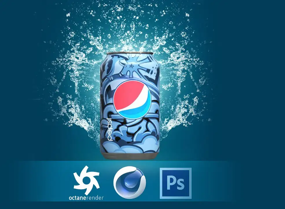 C4D OC渲染器罐装可乐广告教程 Pepsi Advertisement using Octane Tutorial - C4D之家 - maxresdefault.jpg