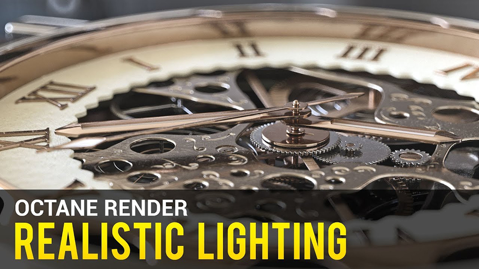 C4D Octane渲染器真实灯光渲染教程 Fast Realistic Lighting