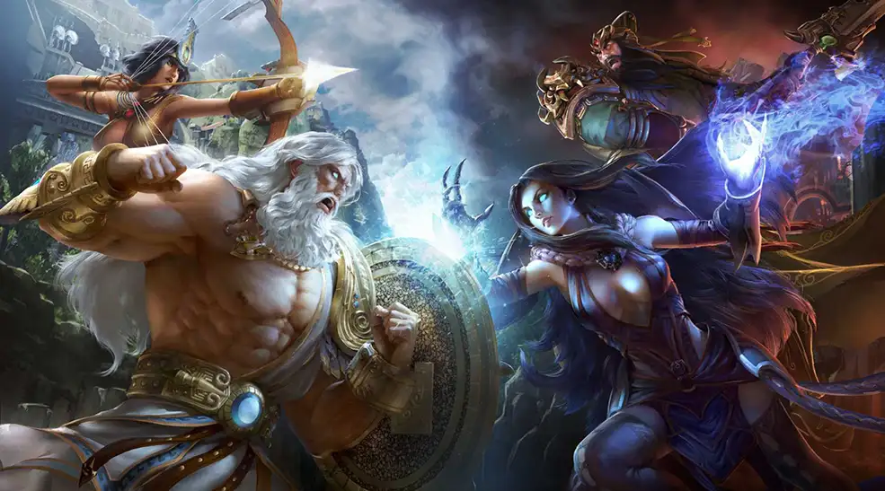 159套C4D竞技游戏《神之浩劫(Smite)》角色模型合集