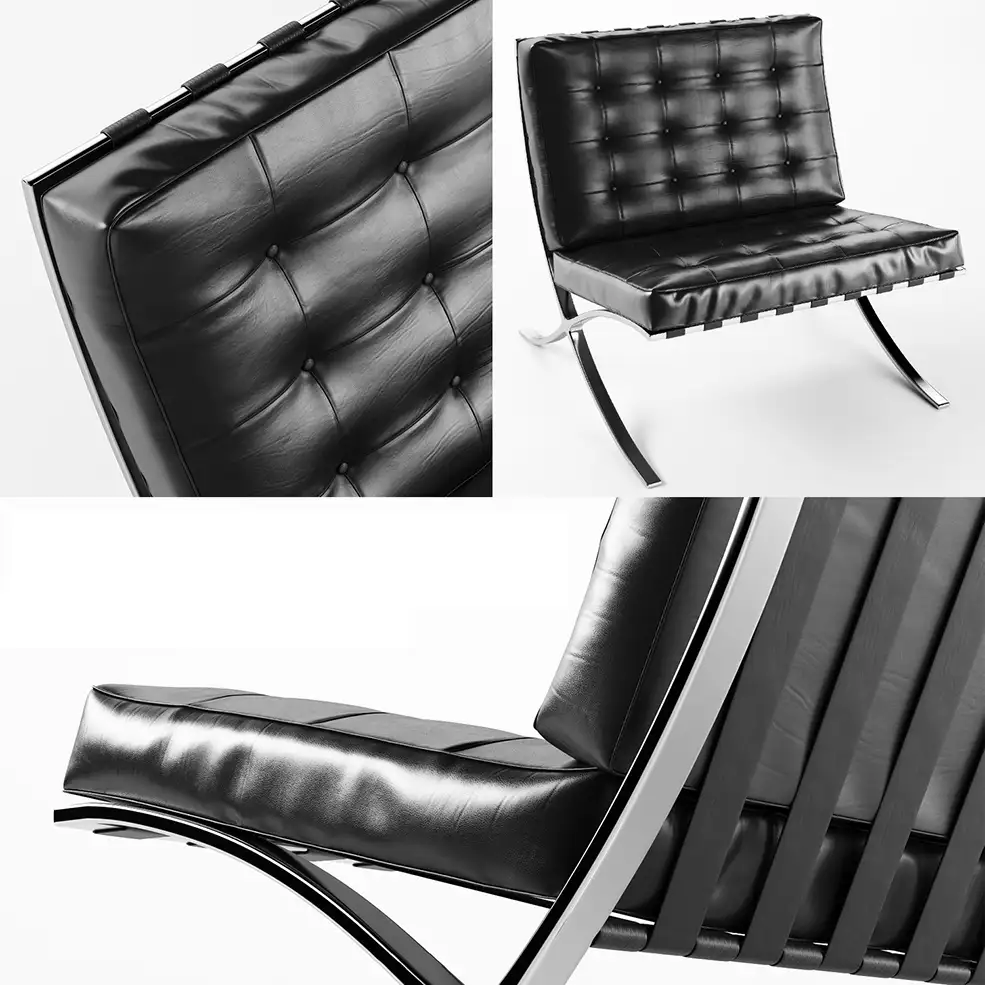 巴塞罗那椅C4D模型 Barcelona Chair - C4D之家 - Barcelona_Chair.jpg