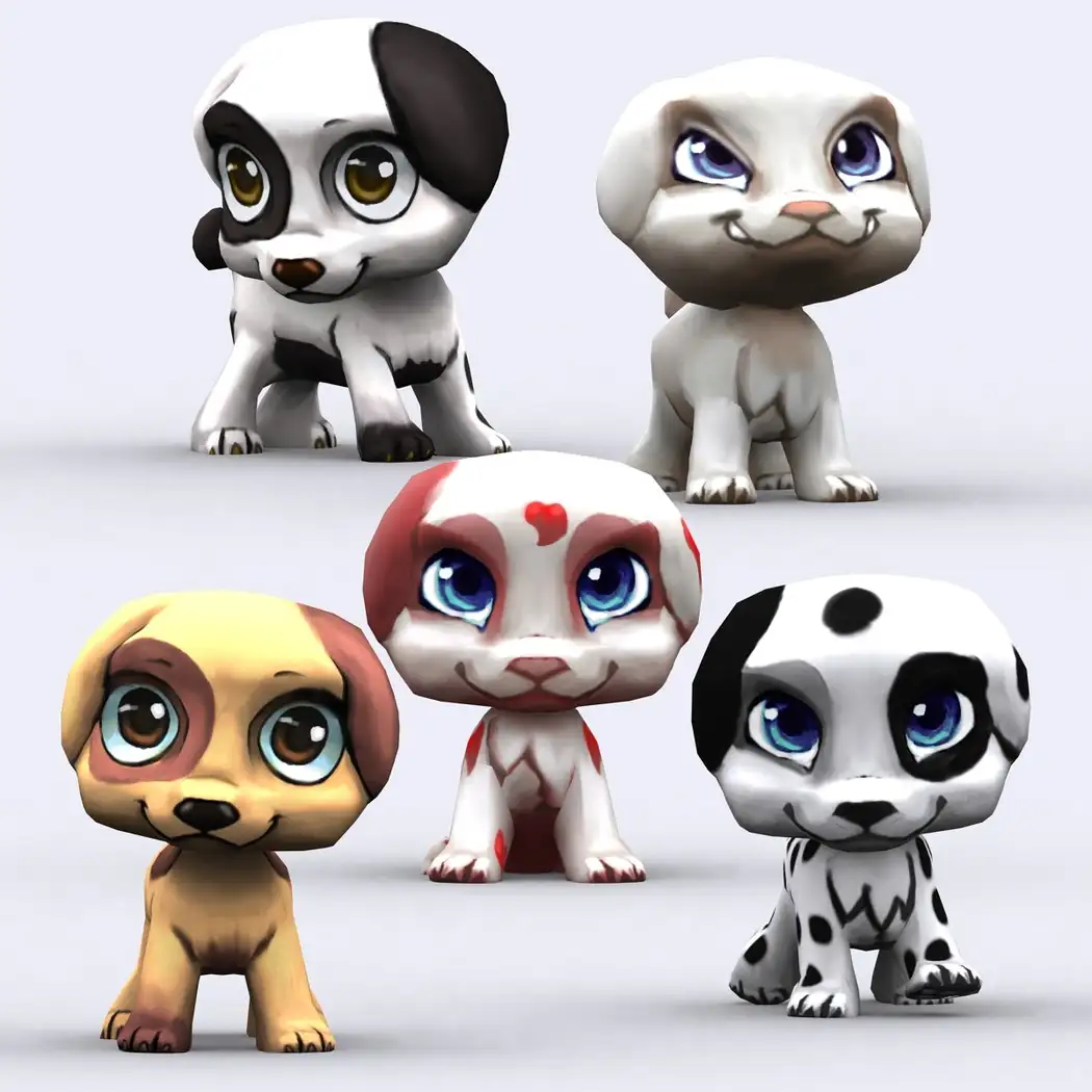 卡通低面多边形动物3D模型 Cubebrush – 3DRT – Chibii animals - C4D之家 - big_4bac495f1b.jpg