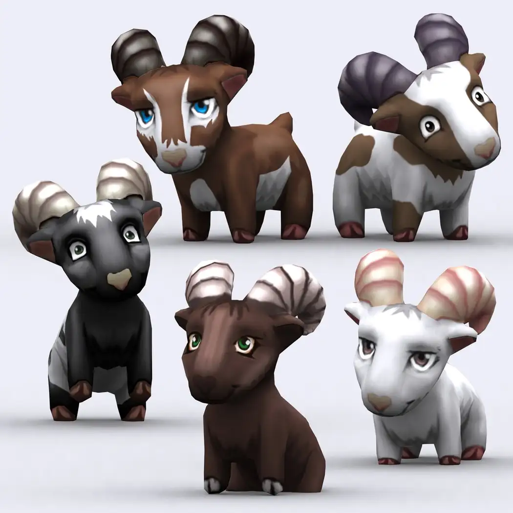 卡通低面多边形动物3D模型 Cubebrush – 3DRT – Chibii animals - C4D之家 - big_f7910fa098.jpg