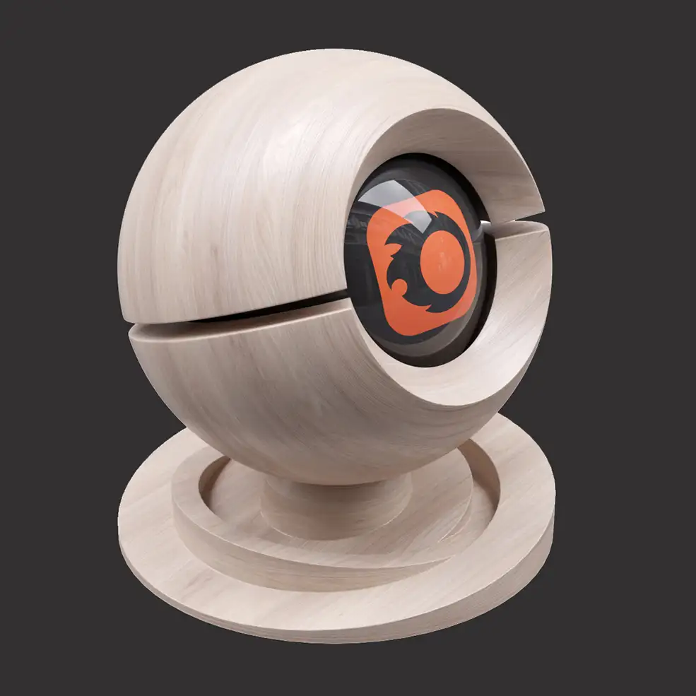 C4D CORONA木纹材质 榆木材质 corona wood elm