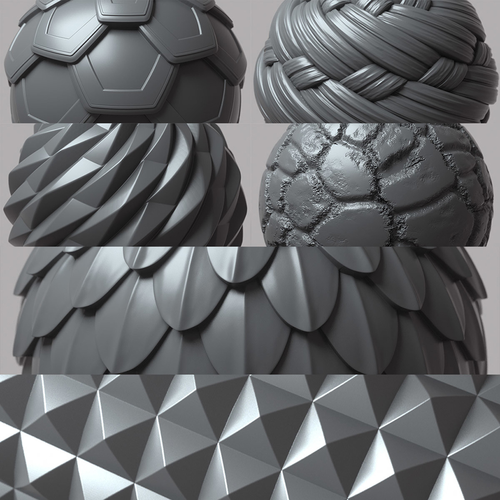 100张可平铺4K无缝纹理/Alpha图案 - C4D之家 - travis-davids-100-tileable-displacement-patterns-preview-6.jpg