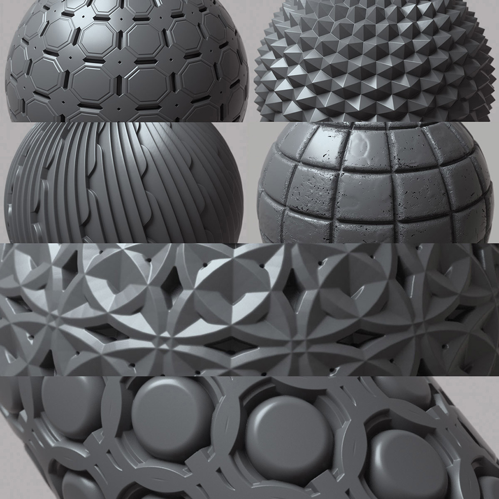 100张可平铺4K无缝纹理/Alpha图案 - C4D之家 - travis-davids-100-tileable-displacement-patterns-preview-8.jpg