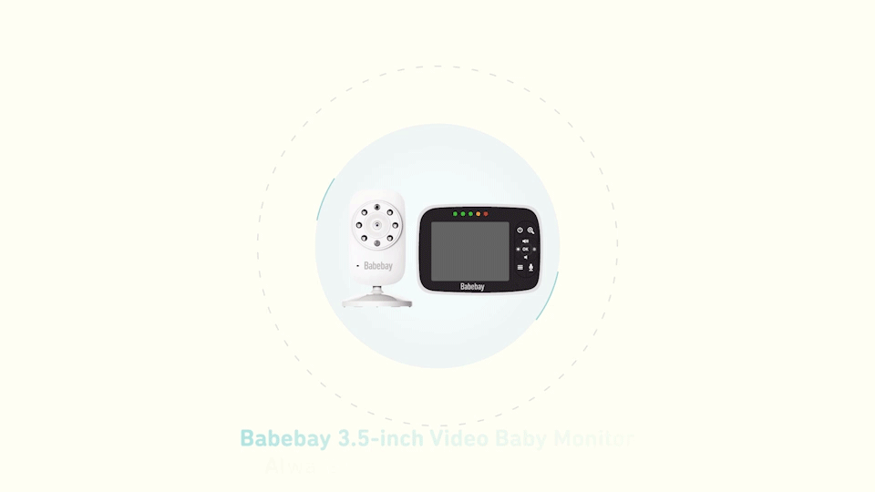 MG动画 3.5寸婴儿监控仪 - C4D之家 - Babebay-3.5-inch-Video-Baby-Monitor-01.gif
