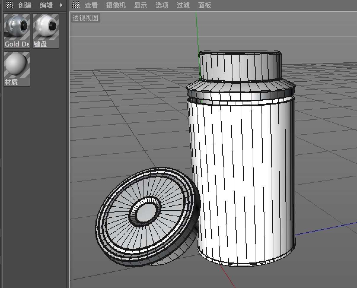 茶叶罐 有贴图 - C4D之家 - 茶叶罐.png