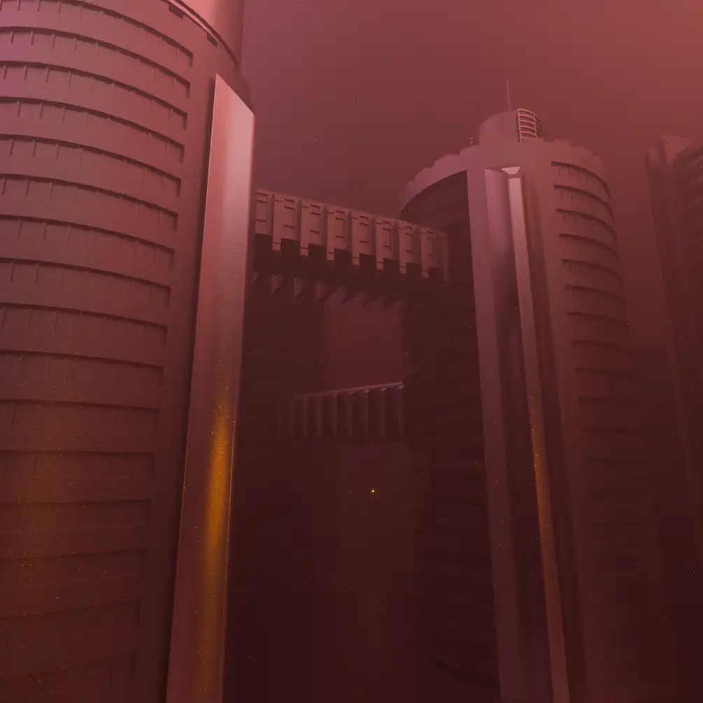 C4D Octane Renderer科幻城市街道穿梭 建筑物破碎动画工程