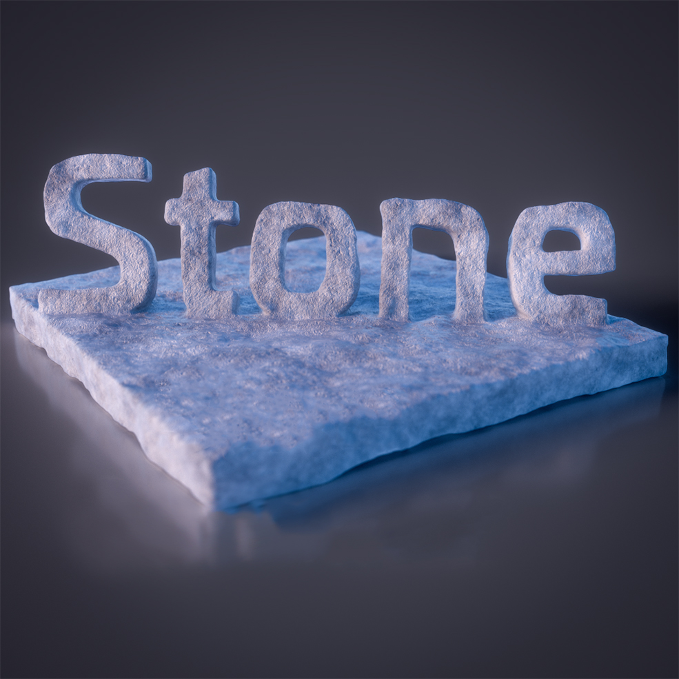 C4D Octane Renderer石头雕刻文字工程 Stone Generator Scene File