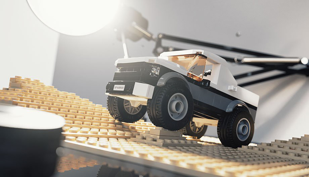 乐高卡车玩具C4D模型 Lego Truck