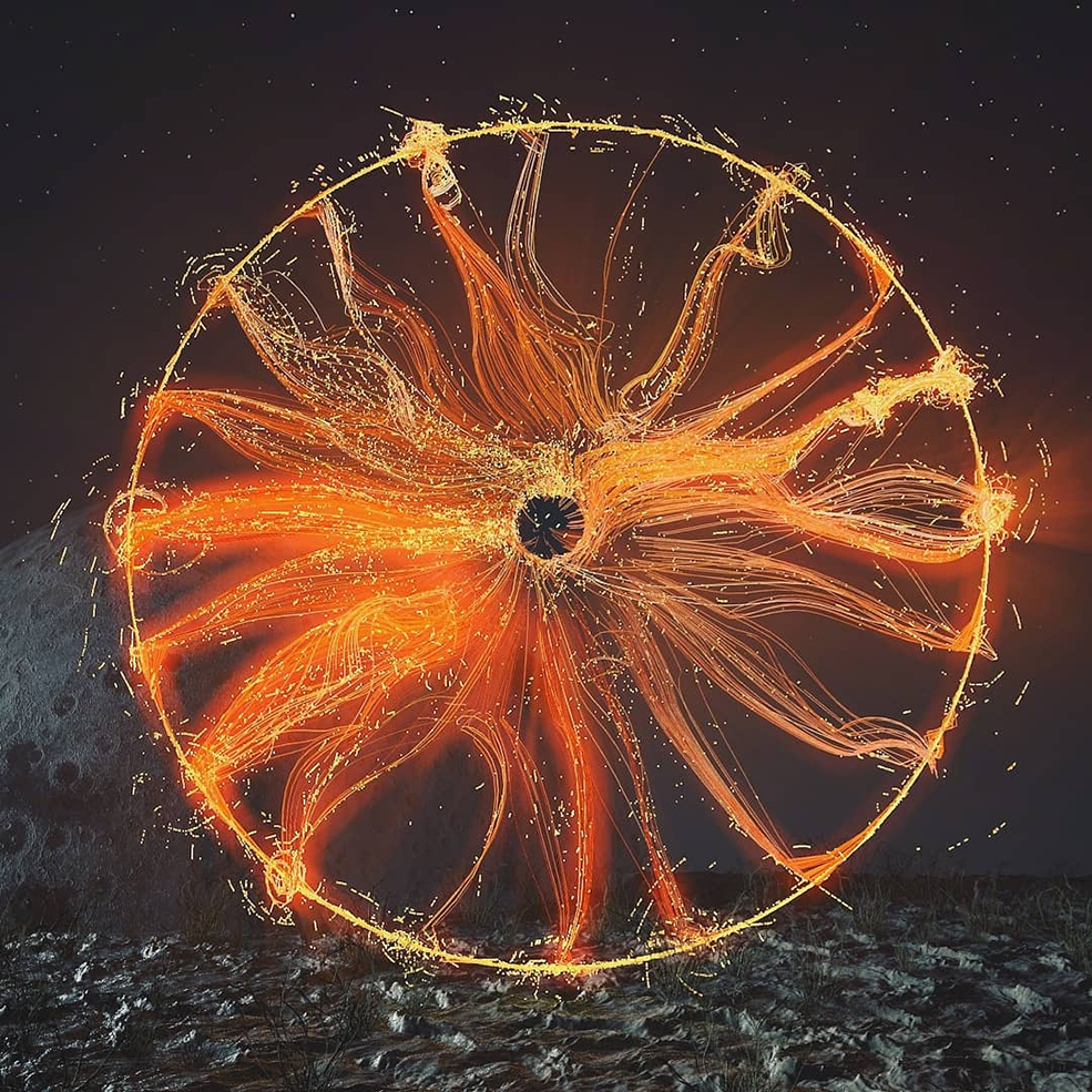 C4D X-Particles万向旋转风火轮创意工程 ERDRITCH ROTARY - C4D之家 - 1.jpg