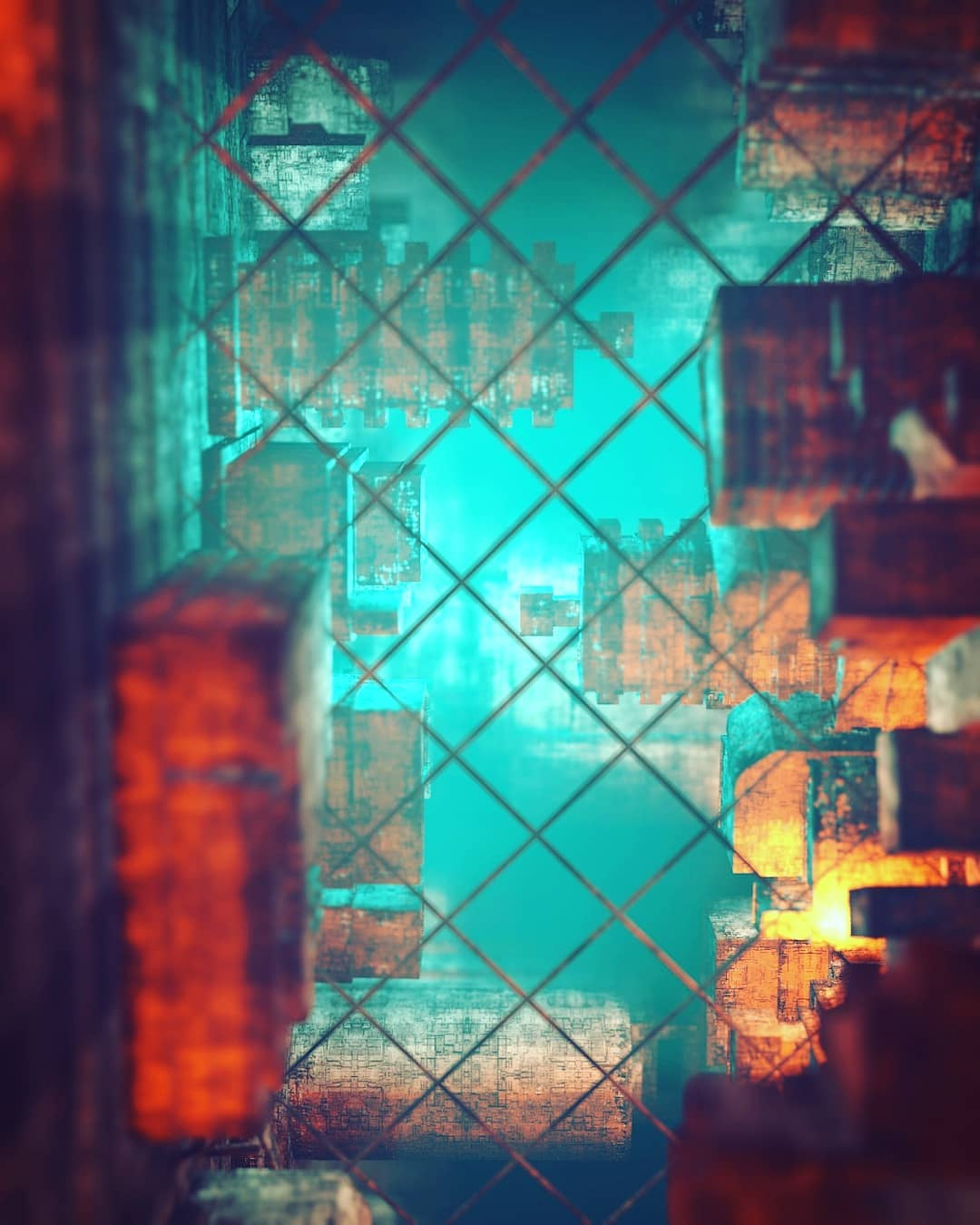 C4D科幻网格外的世界创意工程 U_CORP GRID