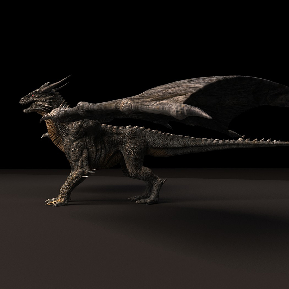 石龙3D模型 Cubebrush – Stone Dragon Maya Rig - C4D之家 - big_0178aad185.jpg