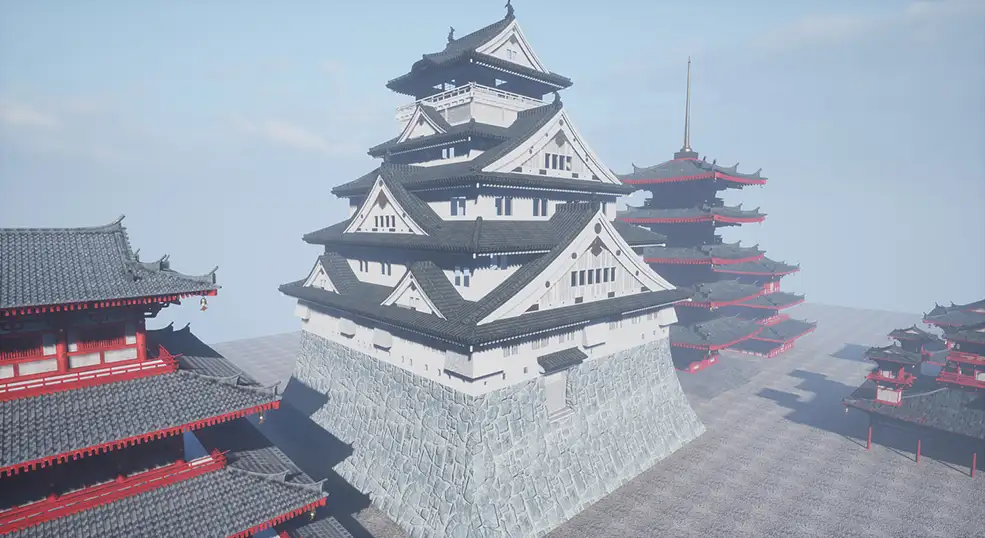 日式风格建筑3D模型 Cubebrush – Japanese Architecture Pack - C4D之家 - big_ee8805b91f.jpg