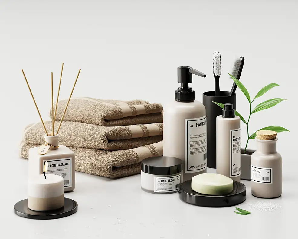 C4D Corona浴室洗簌用品模型 Bathroom supplies - C4D之家 - 01-2.jpg