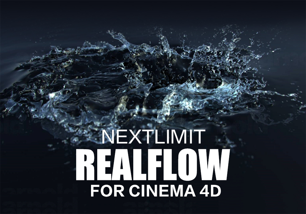 C4D流体动力学模拟插件中文汉化版 NextLimit RealFlow C4D 2.6.4.0092 R17-R19 Win
