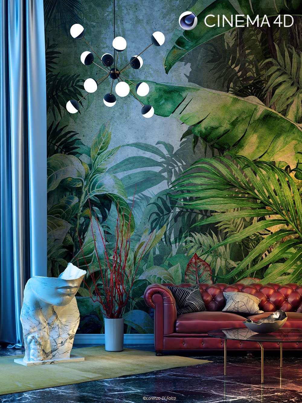 C4D R20室内渲染作品欣赏