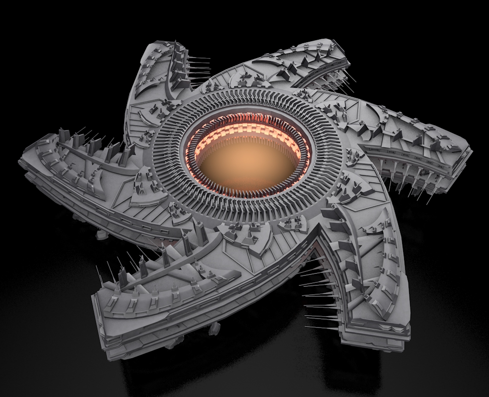 C4D科幻飞行器 UFO Octane标志创意模型 - C4D之家 - 场景6.jpg