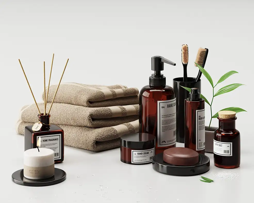 C4D Corona浴室洗簌用品模型 Bathroom supplies - C4D之家 - 03-2.jpg