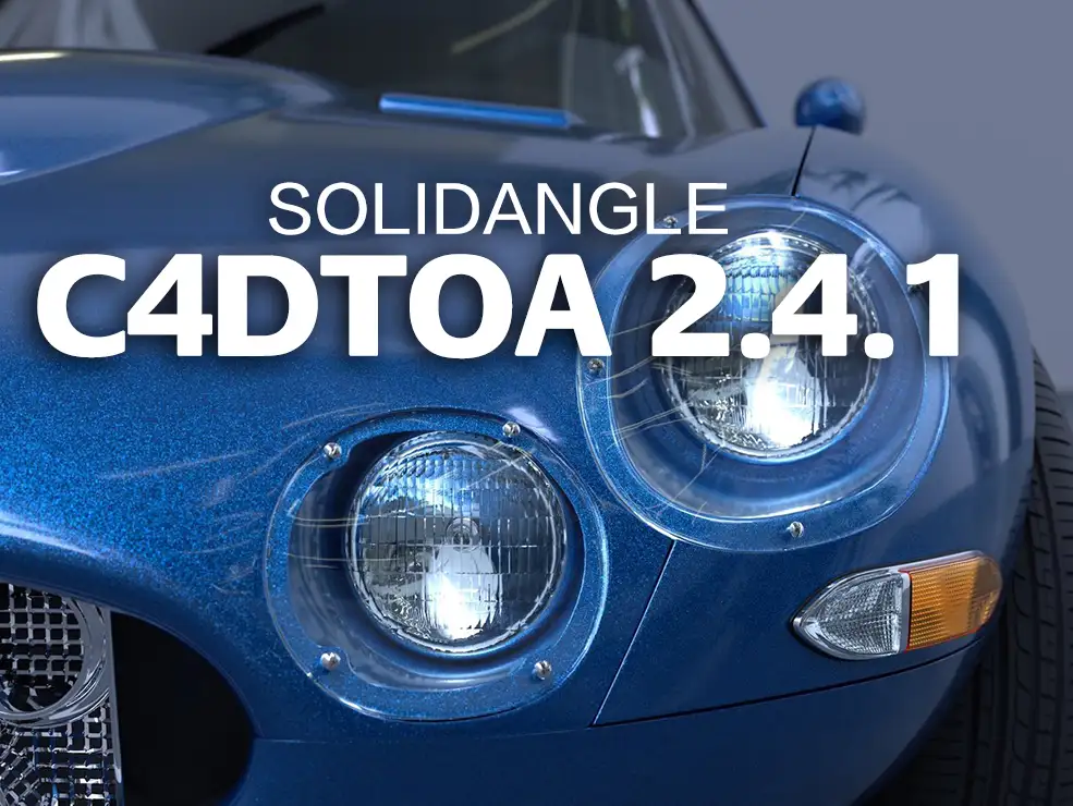 C4D阿诺德Arnold渲染器 SolidAngle C4DtoA 2.4.1 R18/R19/R20 Win/Mac AMPED和谐版