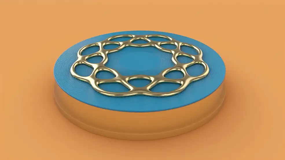 C4D用2种方法制作转台上的金属流体花纹教程