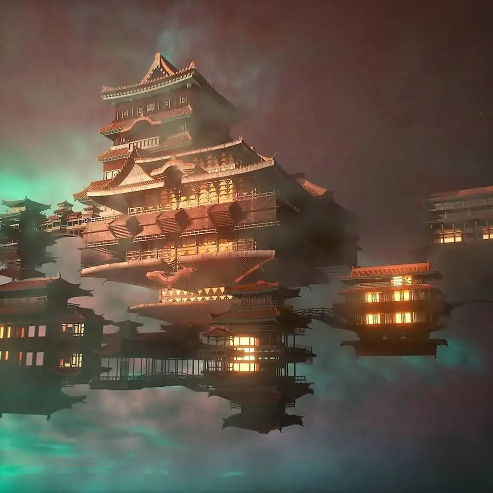 古代日本建筑3D模型 Kitbash3D – EDO JAPAN - C4D之家 - DSI_wWiXkAEBGMA.jpg