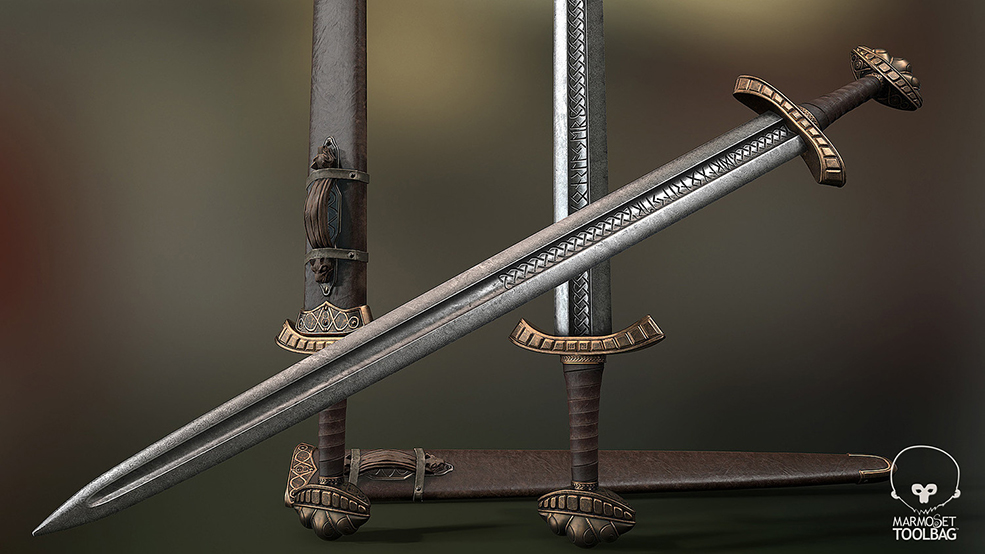 科幻刀剑游戏3D模型 Cubebrush – Sci-fi Swords Pack 1 - C4D之家 - big_beeb1440f6.jpg