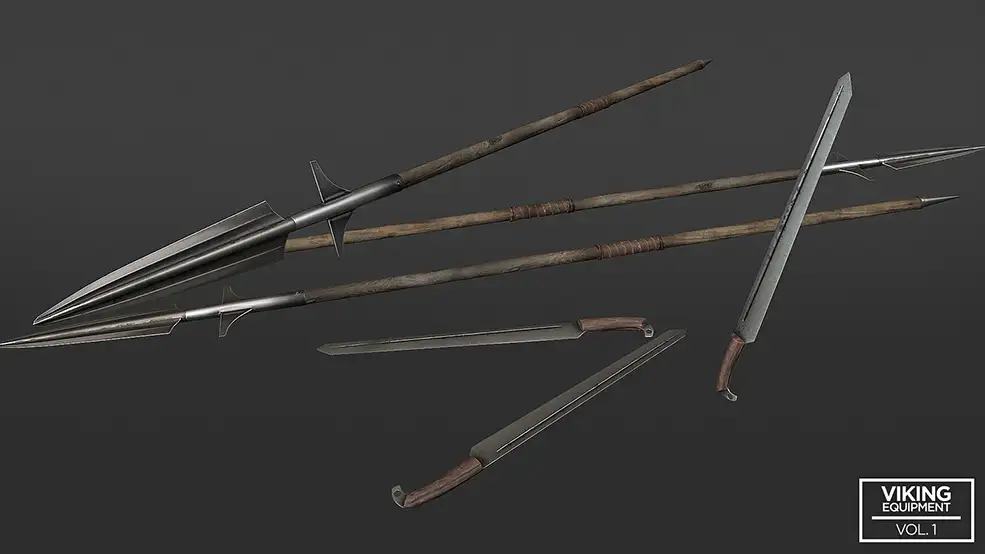 科幻刀剑游戏3D模型 Cubebrush – Sci-fi Swords Pack 1 - C4D之家 - big_87916829e1.jpg