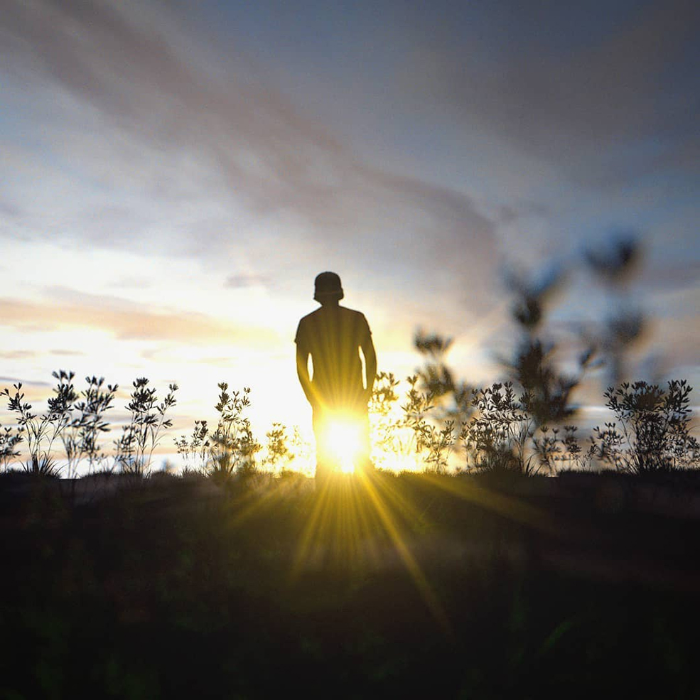 C4D荒原上的逆光人像创意工程 BACKLIGHT