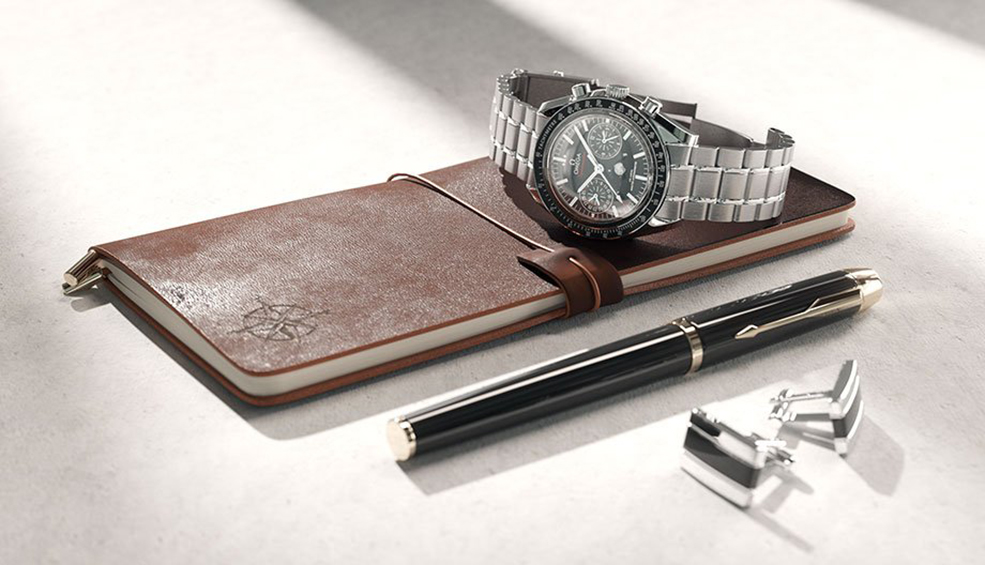 手表 钢笔 笔记本C4D模型 Wristwatch - C4D之家 - Free_Wristwatch_3D_Model.jpg