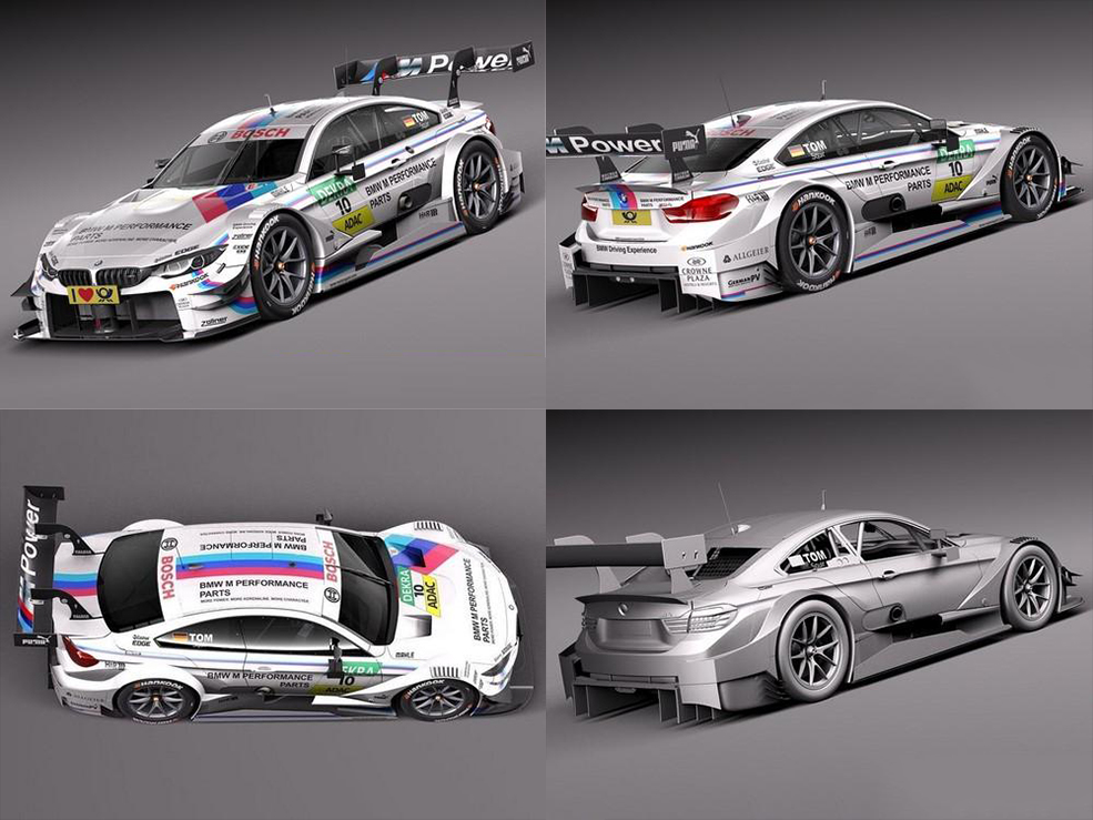 宝马M4赛carC4D模型 BMW M4 DTM 2015 Race Car - C4D之家 - bmw-m4-dtm-2015-race-car-squir.jpg