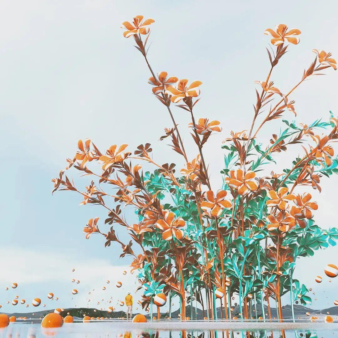 C4D花卉创意工程文件 PRINCETON PETUNIA - C4D之家 - 1.jpg