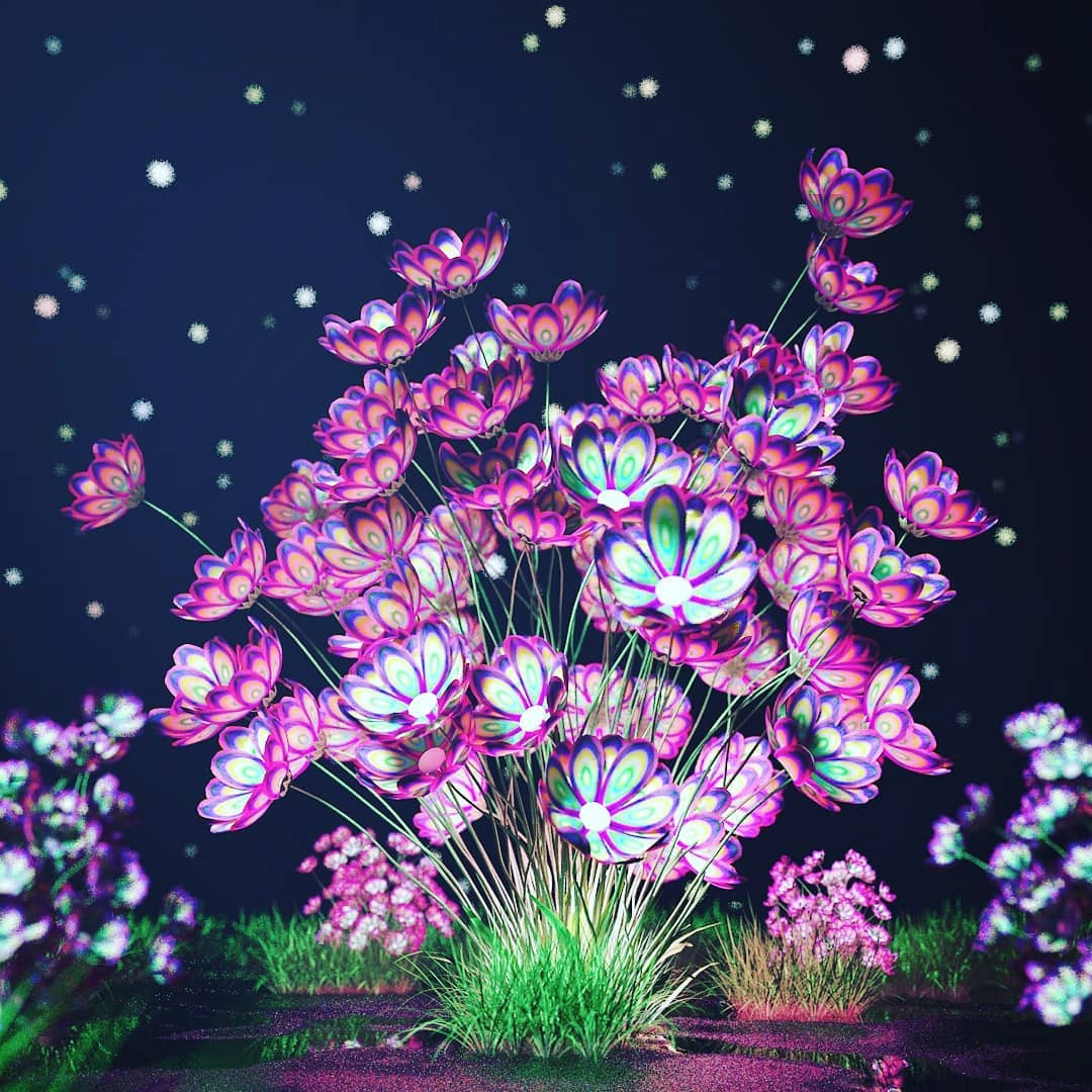 C4D炫彩花卉创意工程 FRIENDLY FLYTRAP