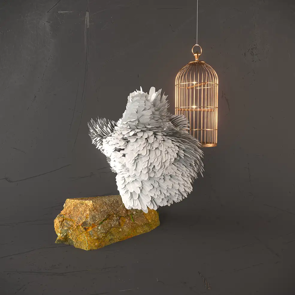 C4D Corona鸟笼与羽毛创意工程 - C4D之家 - GCuLnbD7IKKecpxi1Os8NZHxHWoX2wzl8xeAMhc6vJYXI6hSL87rCsM3vec3RS8J.jpg
