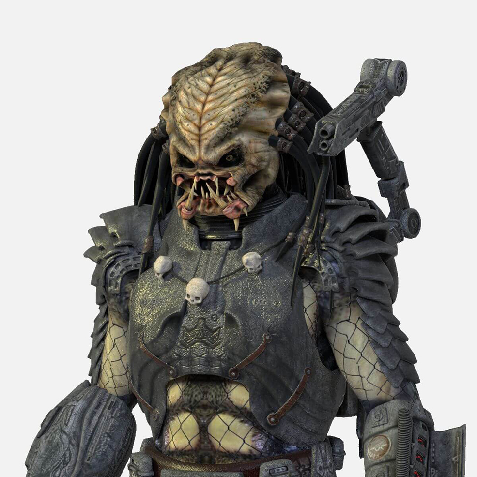 铁血战士外星怪物 掠夺者 Predator 3D打印模型 Predator 3D printable Ready