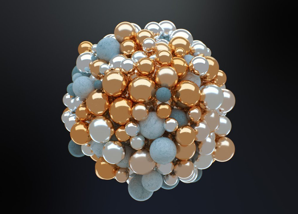 C4D聚拢小球动力学教程(含工程) Creating Abstract Spheres using Dynamics Tutorial