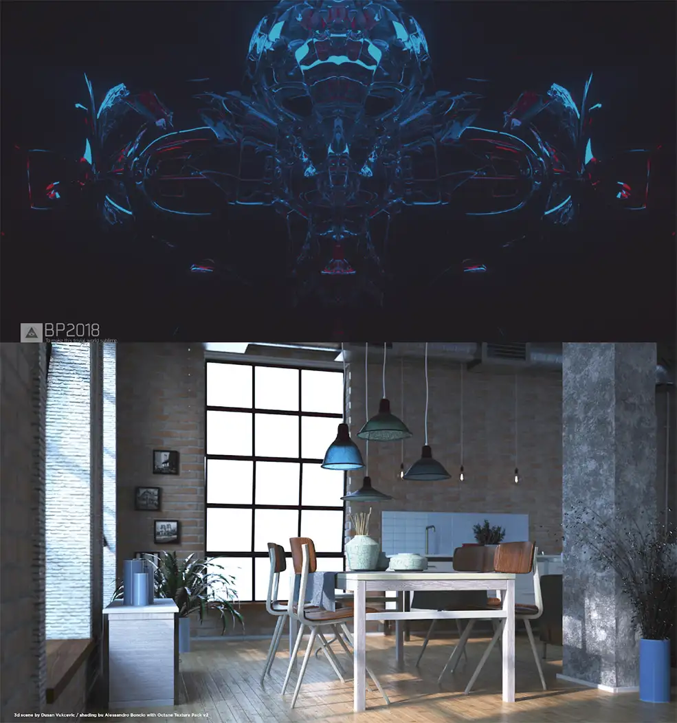 100个C4D Octane玻璃钢铁布料塑料大理石木纹材质球预设合集 - C4D之家 - 0-1.jpg