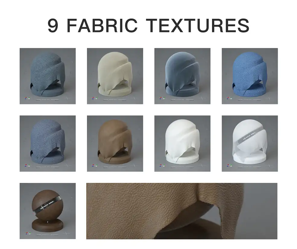 100个C4D Octane玻璃钢铁布料塑料大理石木纹材质球预设合集 - C4D之家 - 3.jpg