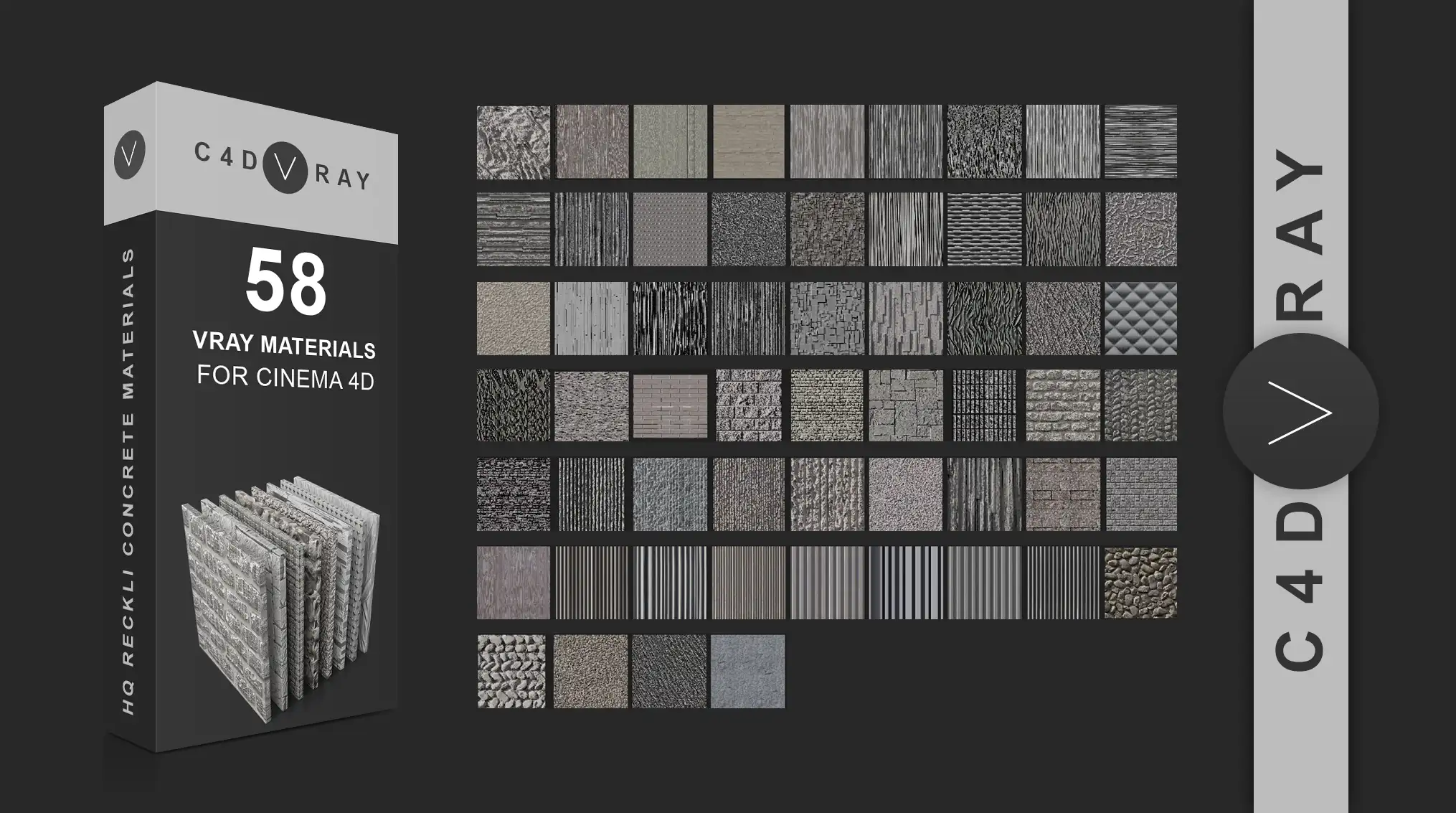 2300多个C4D Vray渲染器材质+模型预设包合集 - C4D之家 - 10.jpg