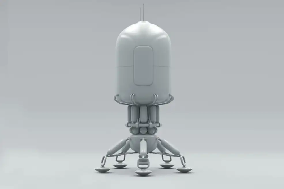 C4D科幻飞船建模教程 Udemy – Model a Spaceship Lander in Cinema 4D