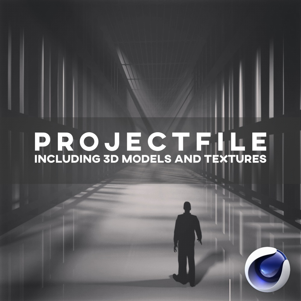 C4D光线投射走廊的烟雾弥漫创意工程 FOGGEDITUP