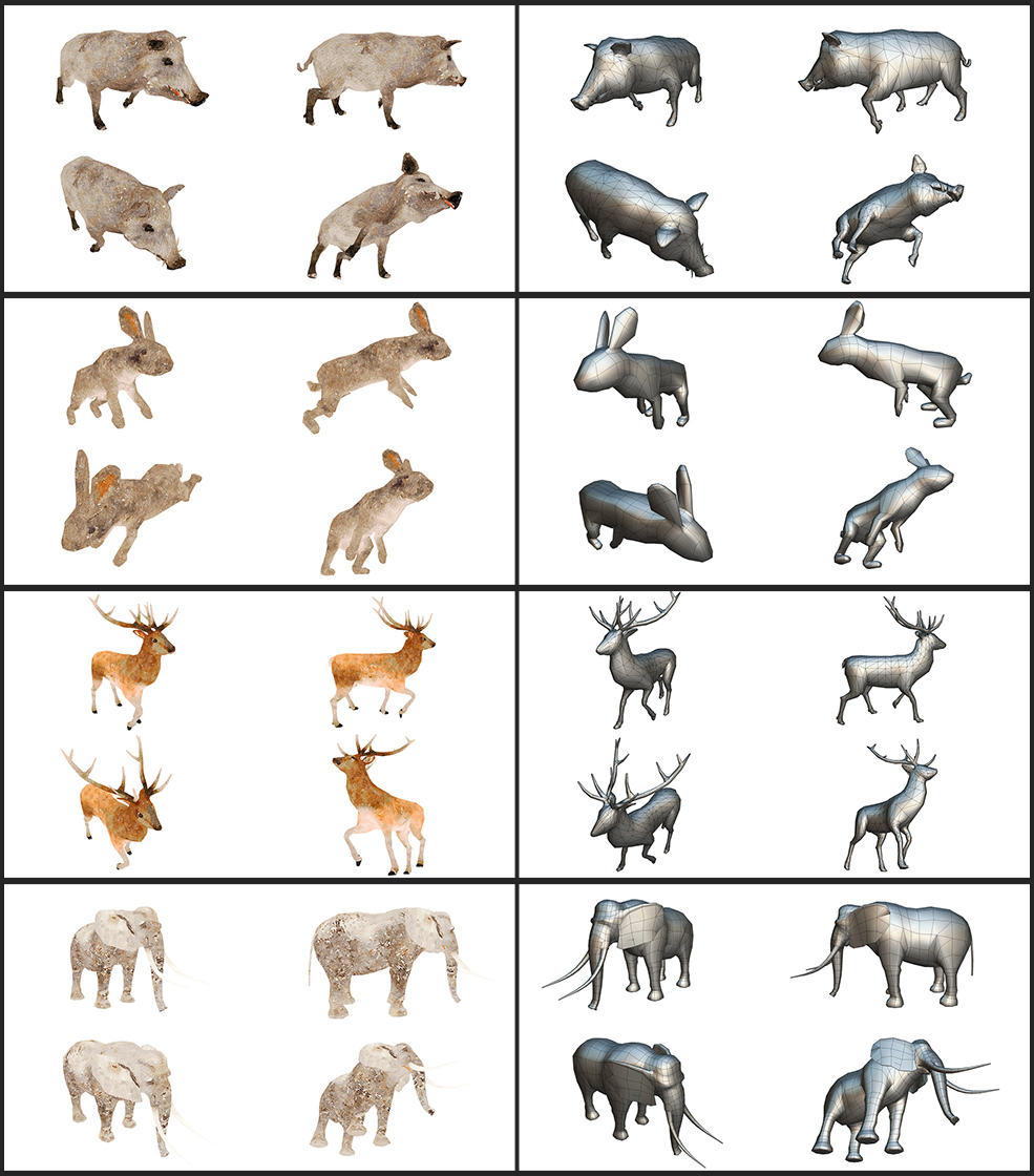 10个非洲动画低多边形3D模型 Africa Animal Illustration Animated Part 1 - C4D之家 - 未命名-2.jpg