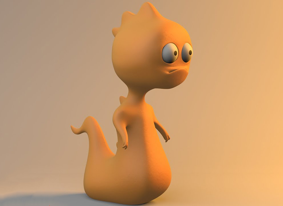 C4D中创建一个卡通虫子模型教程 Create a Toy Character in Cinema 4D