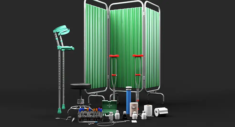 20个医疗相关3D模型 Cubebrush – 3D Medical Collection 1