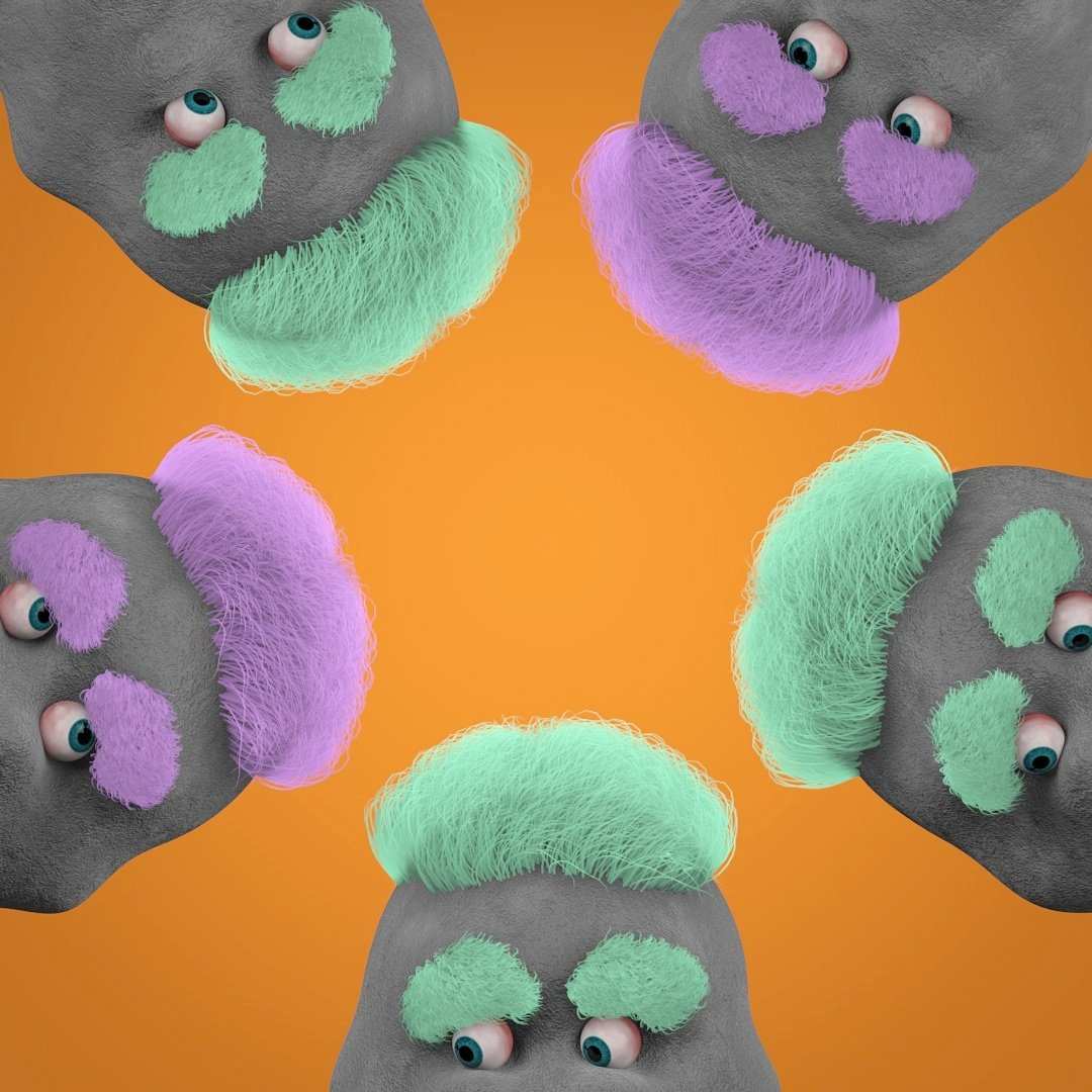 C4D眺望的卡通角色形象工程 LOOKAWAY