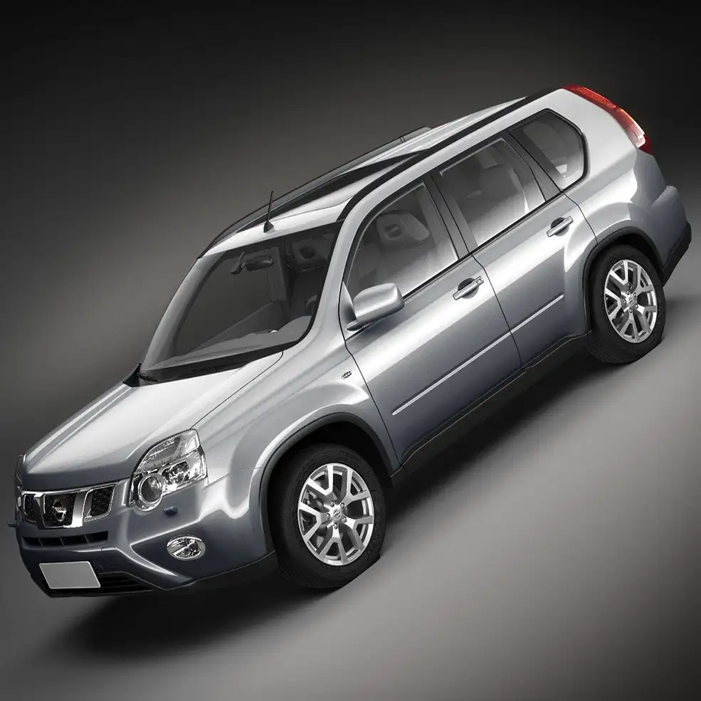 日产奇骏SUV汽车C4D模型 Nissan X-Trail 3D Model