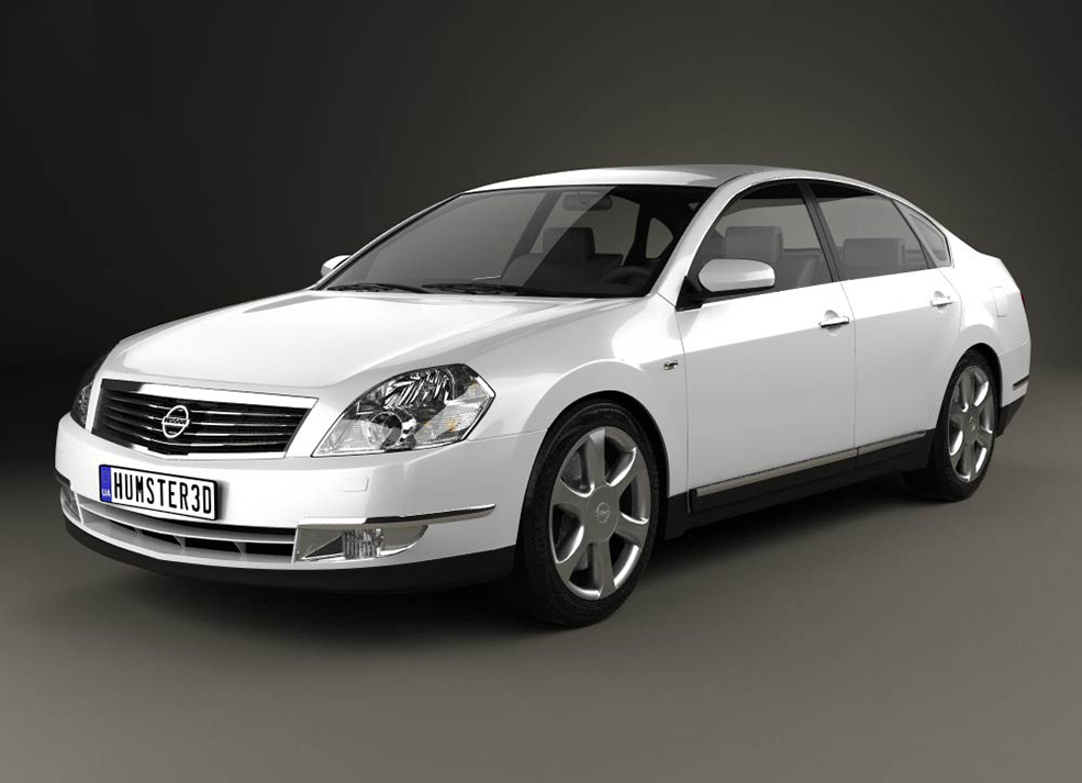 日产天籁轿车C4D模型 Nissan Teana 3D Model - C4D之家 - Nissan_Teana_Mk1f_J31_2006_1000_0001.jpg